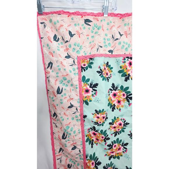 Matilda Jane Floral & Citrus  Double Sided Kids blanket/ Throw  38"x38" - Picture 3 of 13